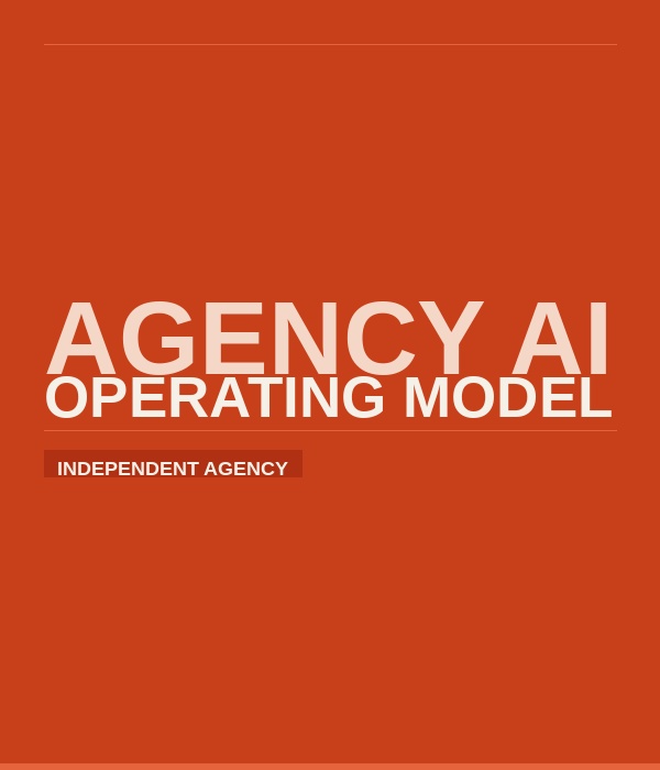 Agency AI operating model case study Throughline