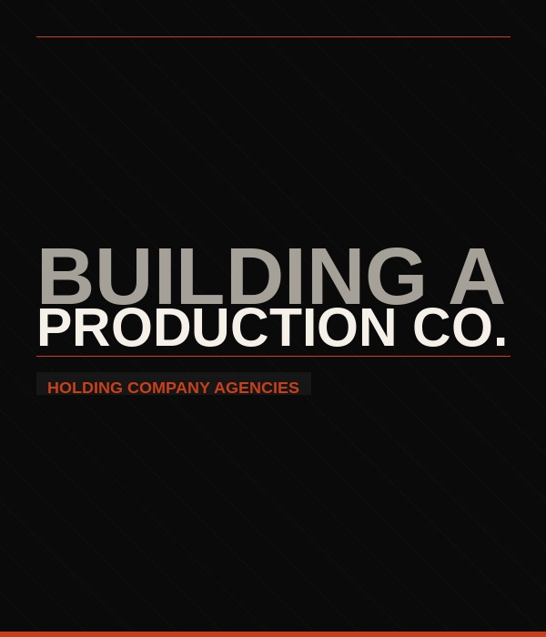 Building a production company holding company agencies case study Throughline
