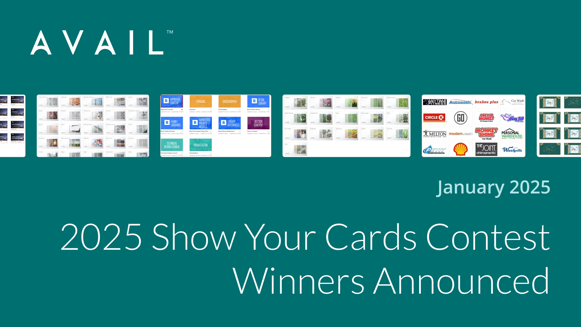 2025 Show Your Cards Contest Winners Announced, January 2025