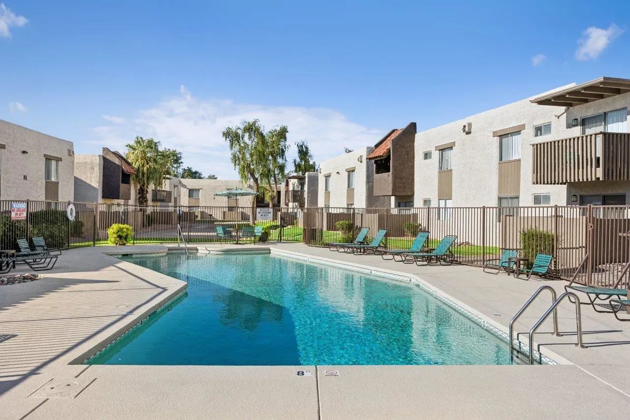 Swimming Pool with lounge chairs