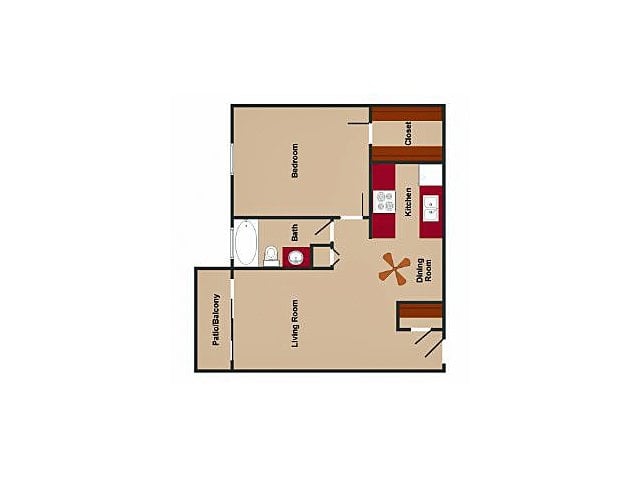 One Bedroom One Bathroom
