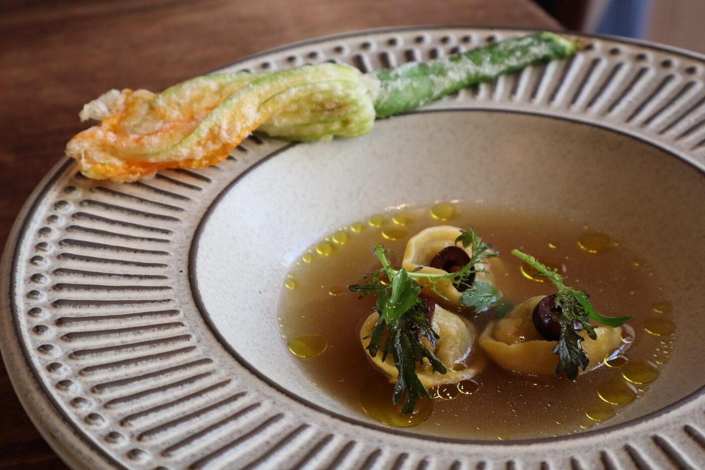 Tortellini en bouillon