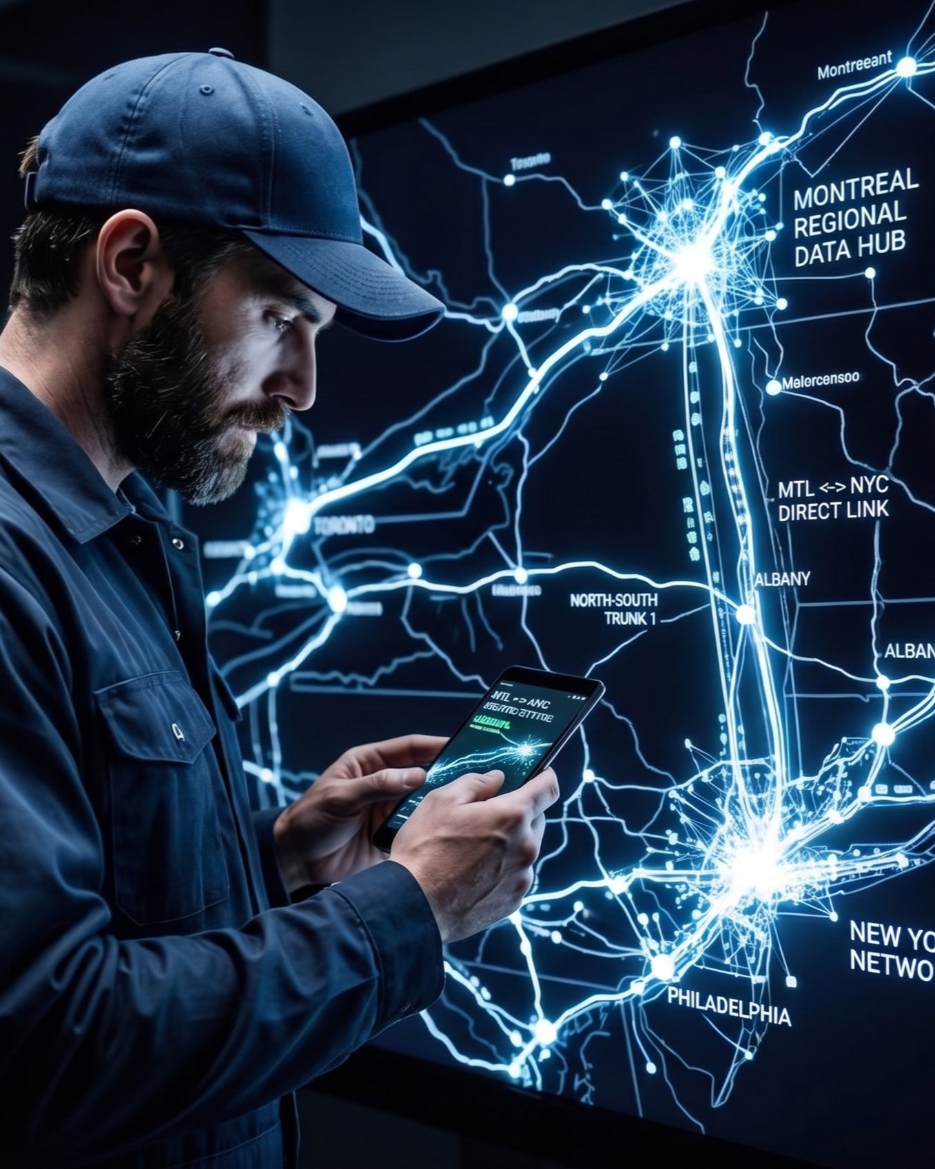 image of logistics planning session (for a trucking company)