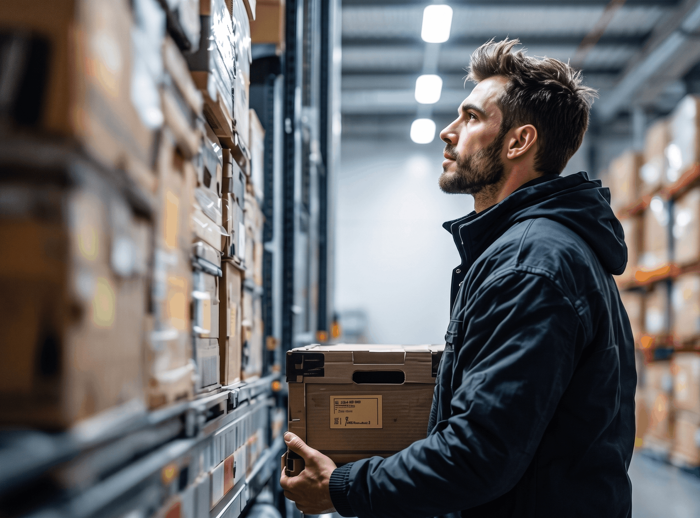 image of loading cargo (for a trucking company)