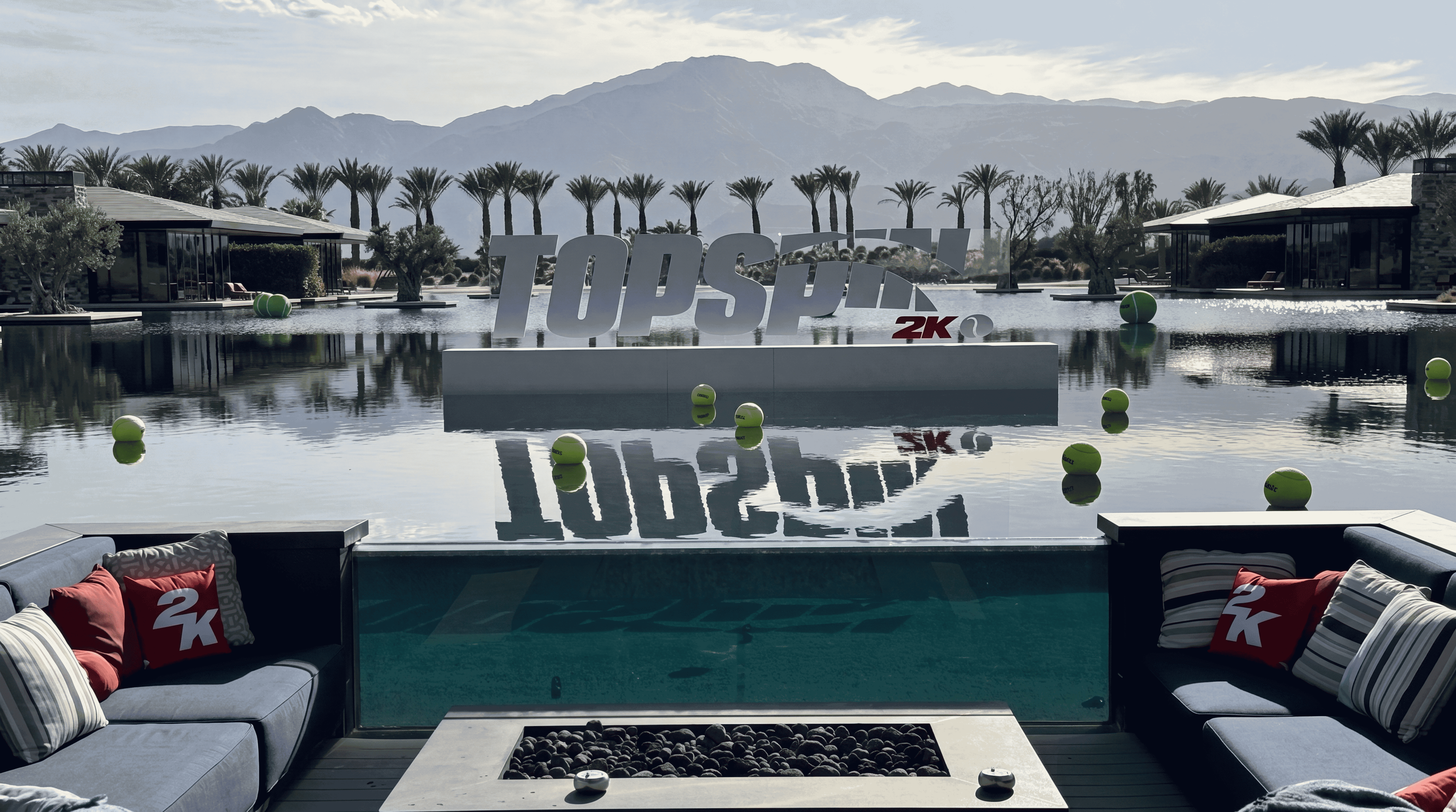 2K Games TopSpin 2K Desert Smash activation produced by Blue Coast