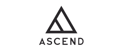 Ascend logo with a stylized triangular mountain above the word Ascend.