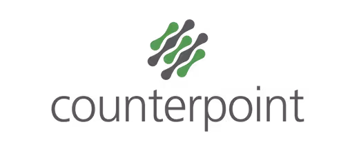 Counterpoint logo with stylized design above the text.