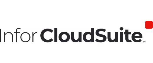 Senior CloudSuite logo with a red square dot on the upper right.