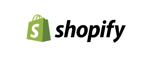 Green shopping bag with white letter S logo representing Shopify.