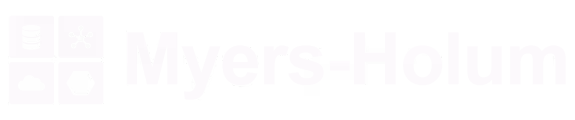 Myers-Briggs personality types logo with icons representing different traits.