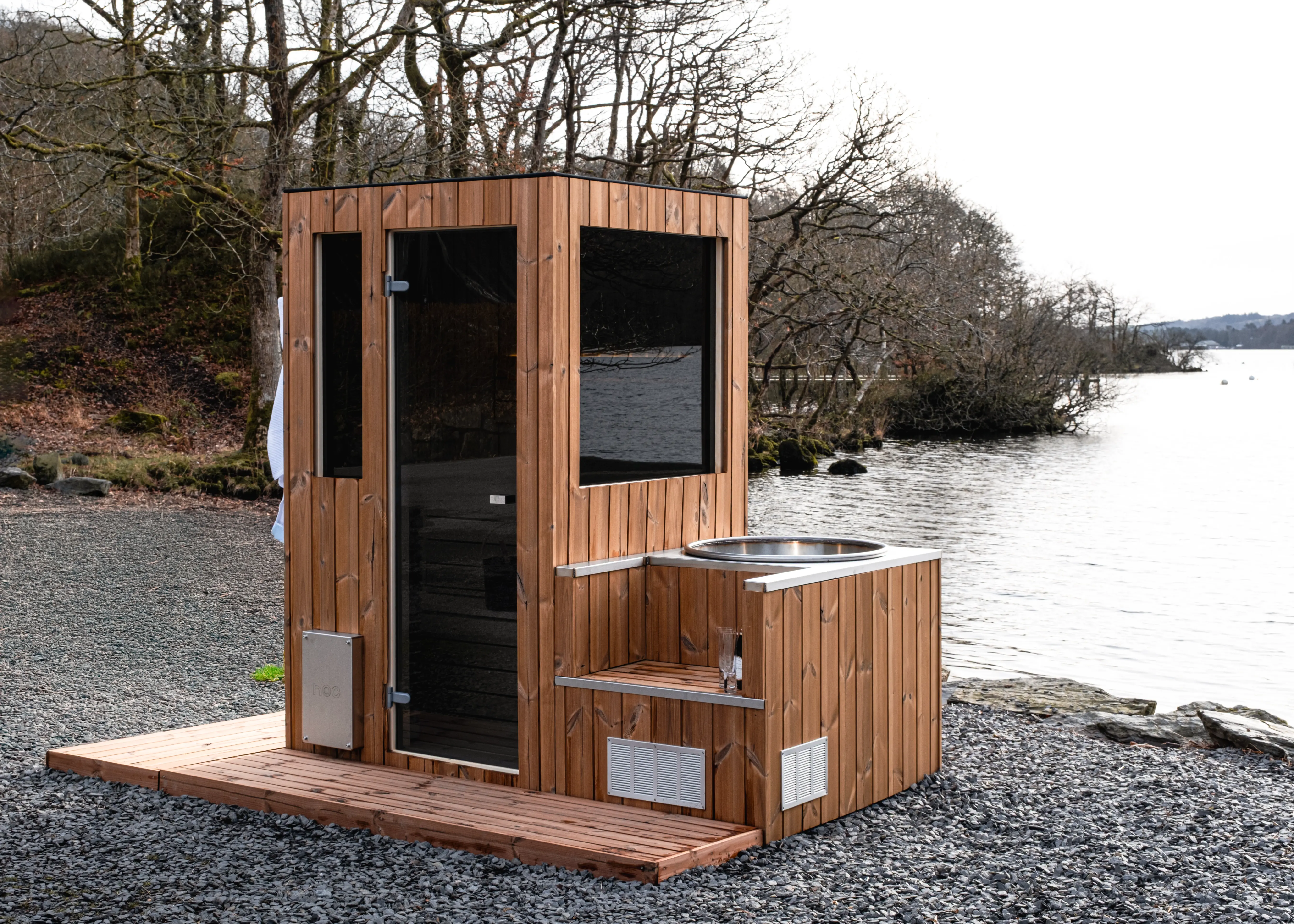 hoc sauna and cold plunge photograph