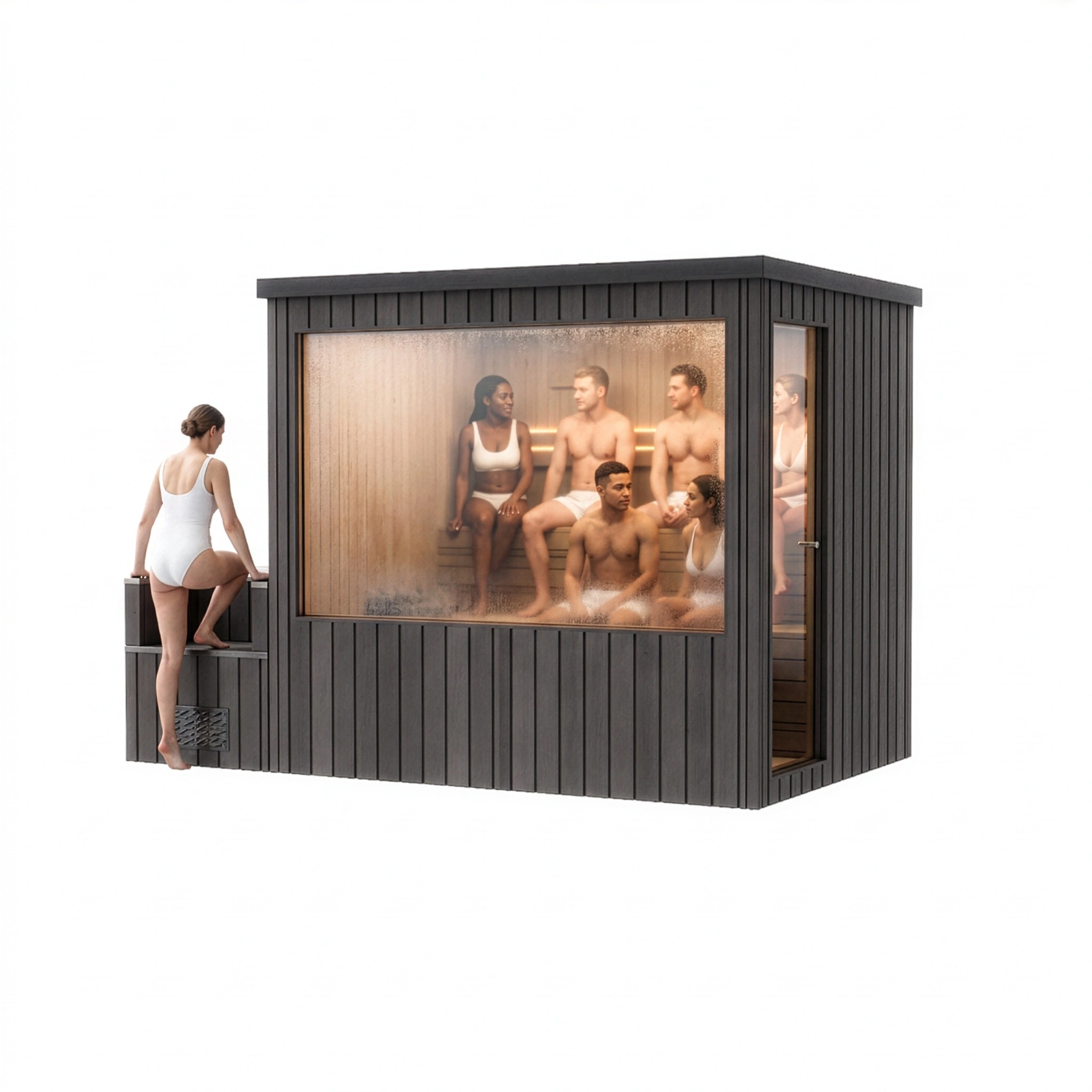 hoc modular sauna 4x3 configuration