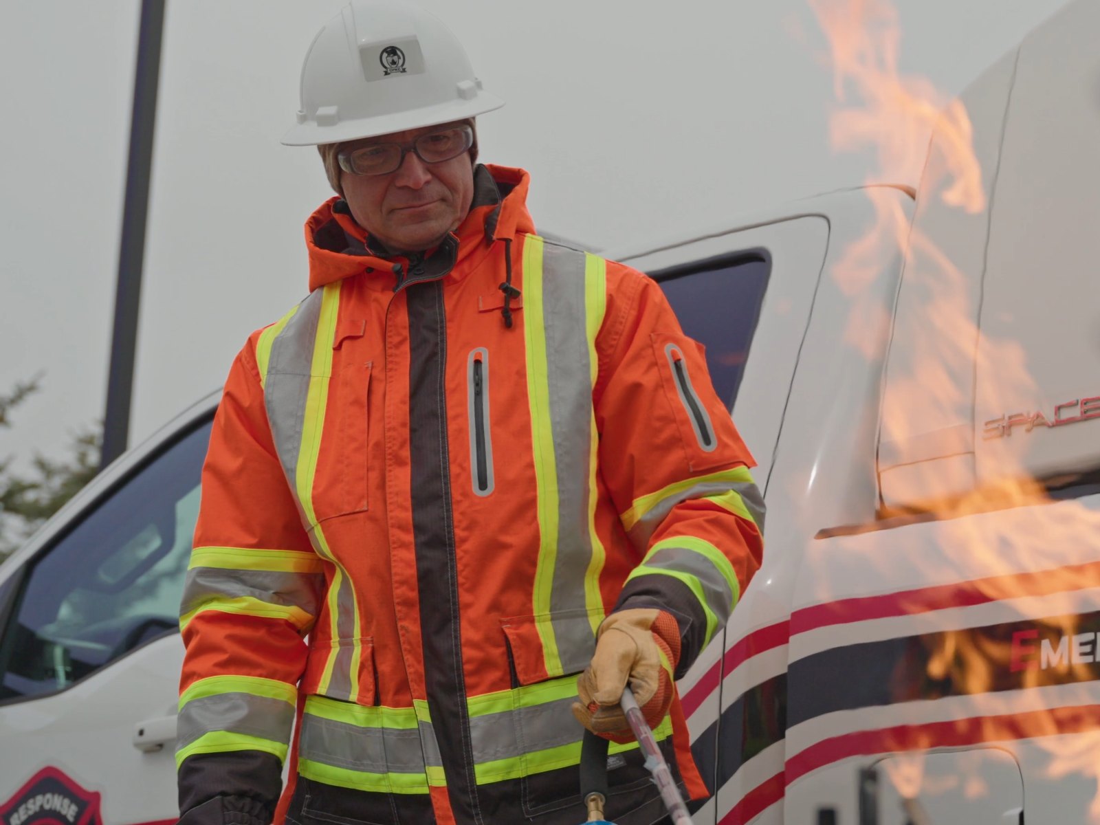 Live flame demonstration · HazMat Days · April 2026