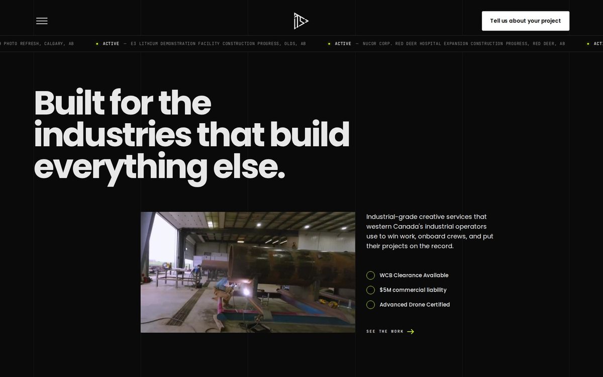 The Plus15 Media home page hero