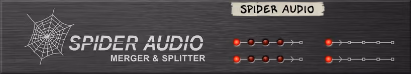 Spider Audio free audio merger and splitter device interface