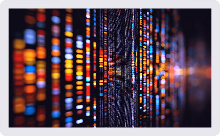 colorful lights in a blur clarity pattern