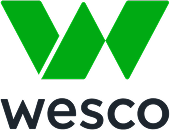 Wesco company logo with stylized green 'W' above the word 'wesco'.
