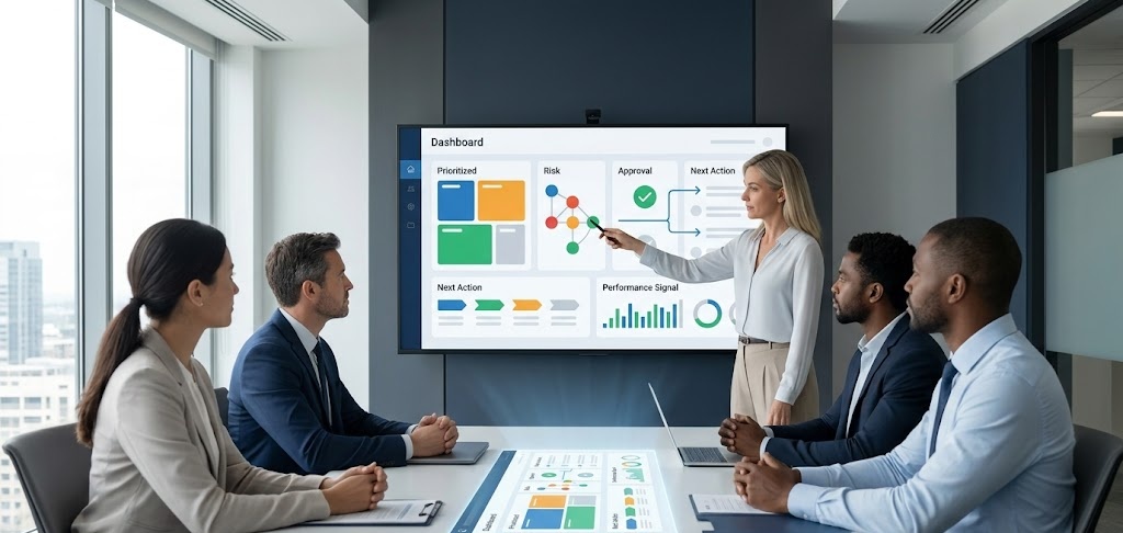 TMG executive decision support workflow