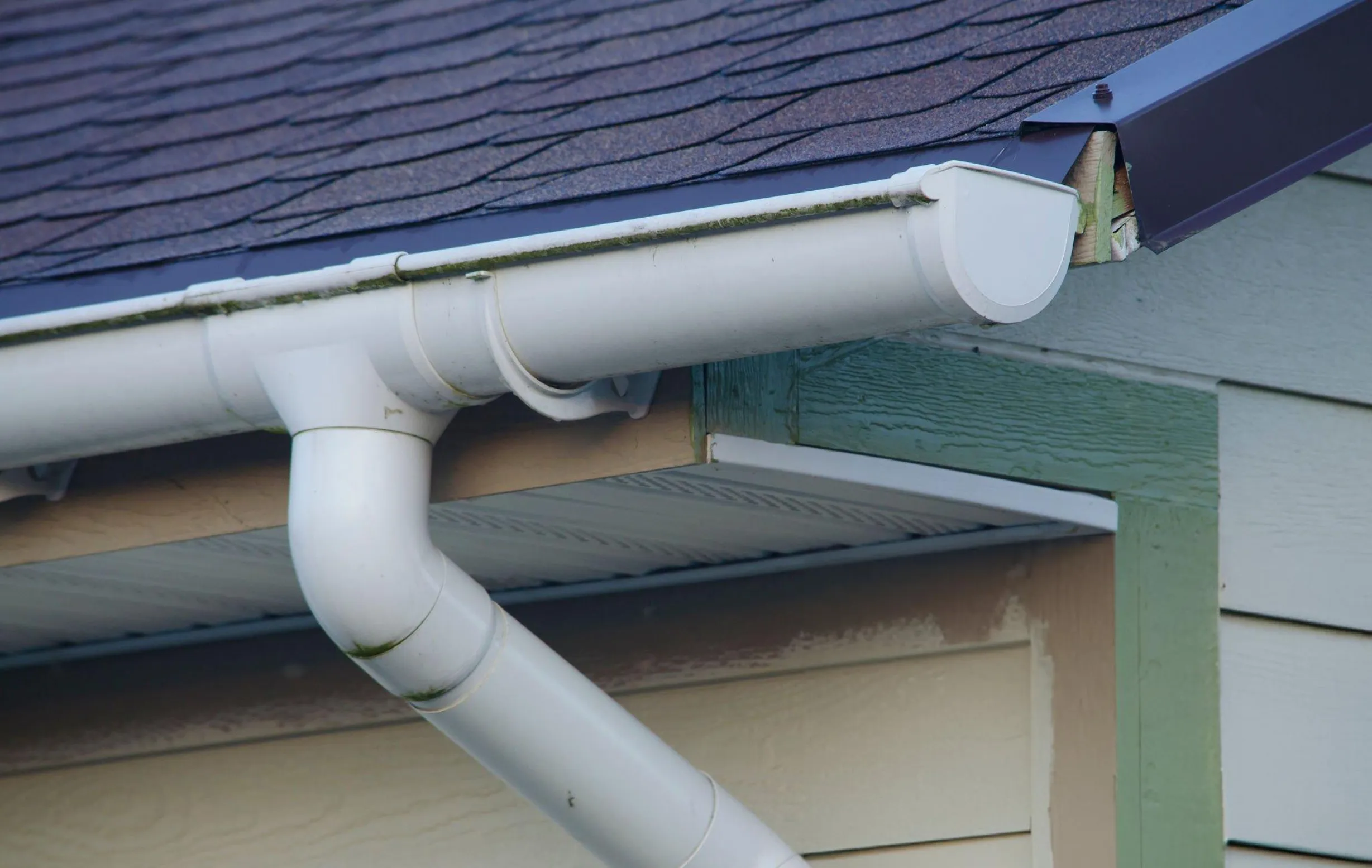 New gutter installation