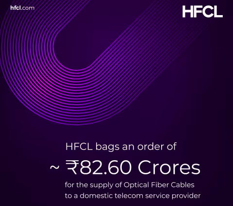 HFCL Wins Big Purchase Order from Leading Domestic TSP!
