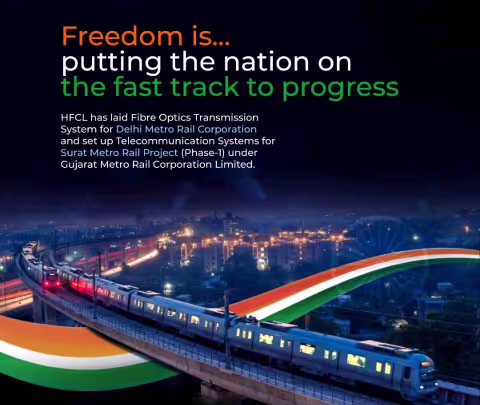 HFCL Puts the Nation on Fast Track to Progress!