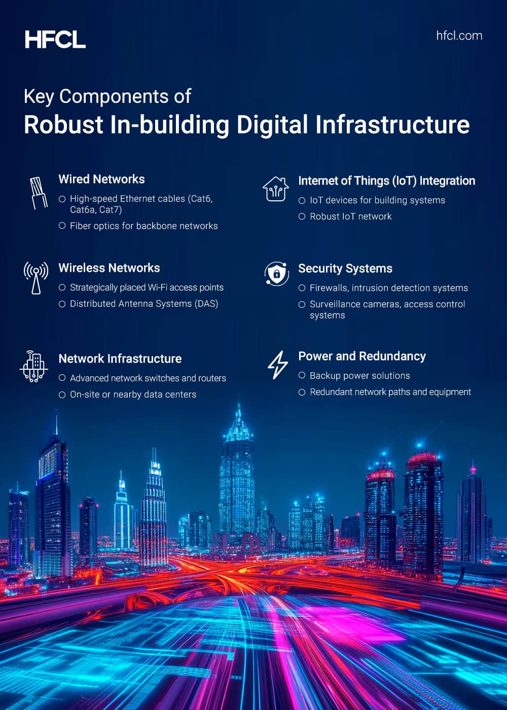 Benefits of optical fiber cables in in-building digital infrastructure