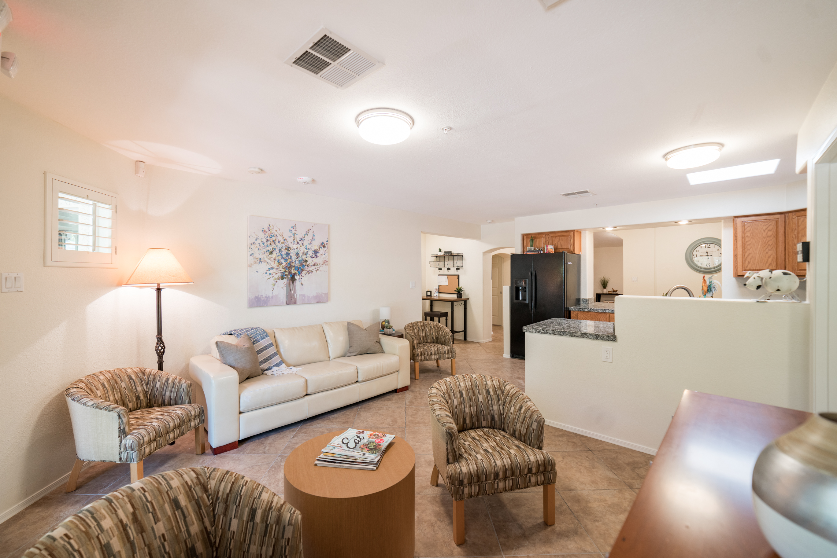 Kitchen and dining area First Choice Assisted Living Phoenix AZ