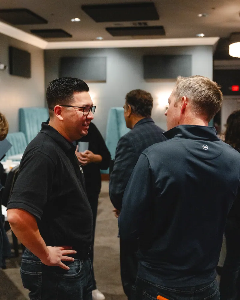 Corridor Tour Reception Conversation