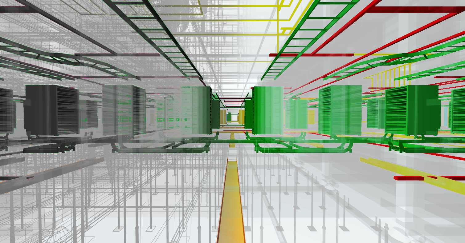 Data Center Construction Phase1 — Daycon BIM 통합 시공 (2021, KR)