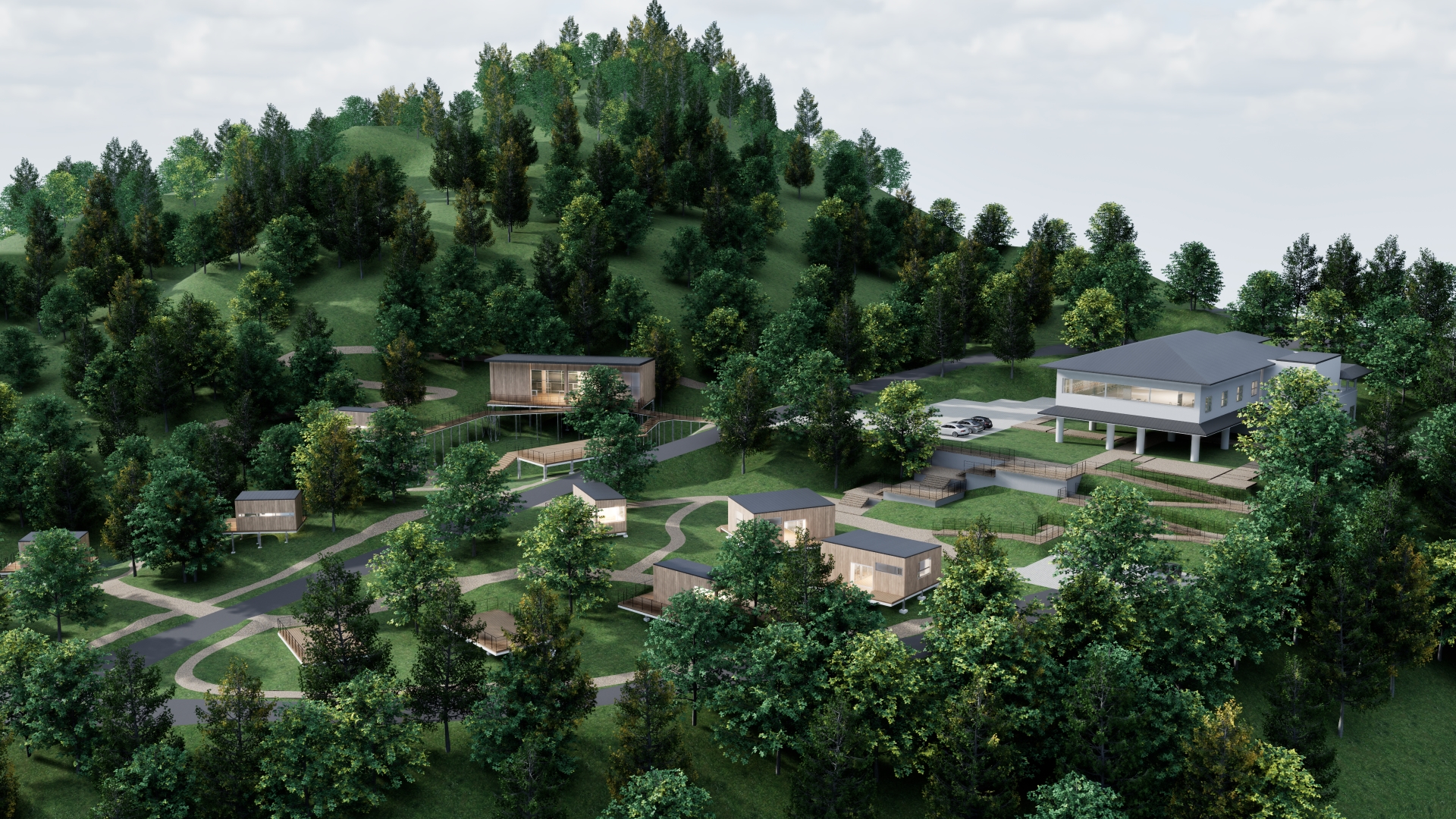 Tohamsan National Recreation Forest Accommodation Remodeling