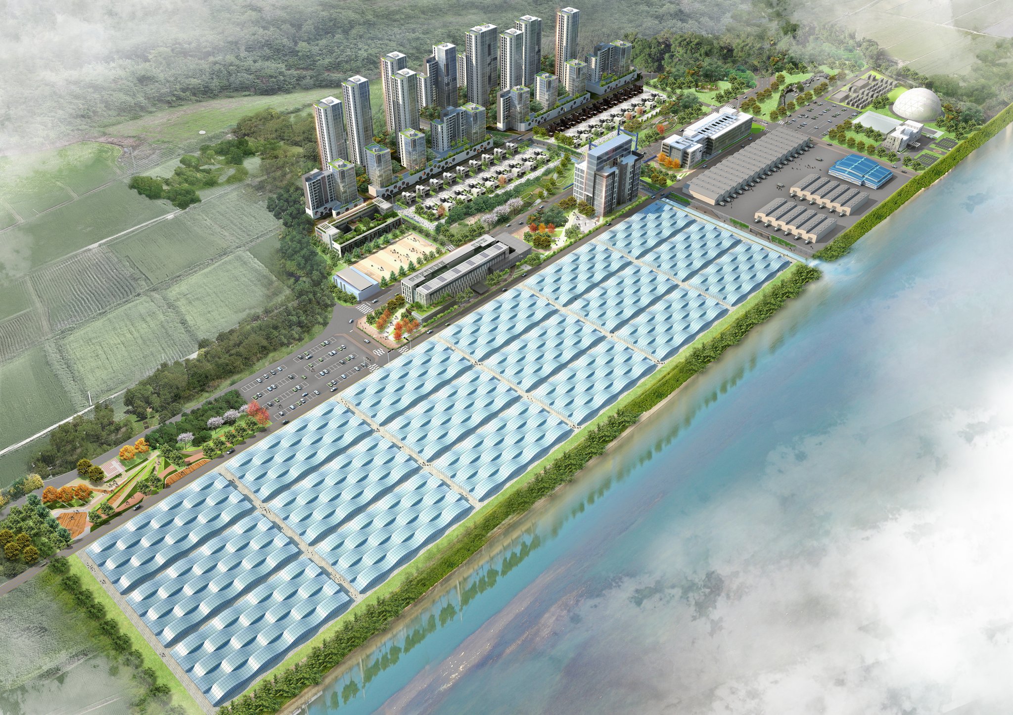 Ulju Sampyeong Smartfarm Master Planning