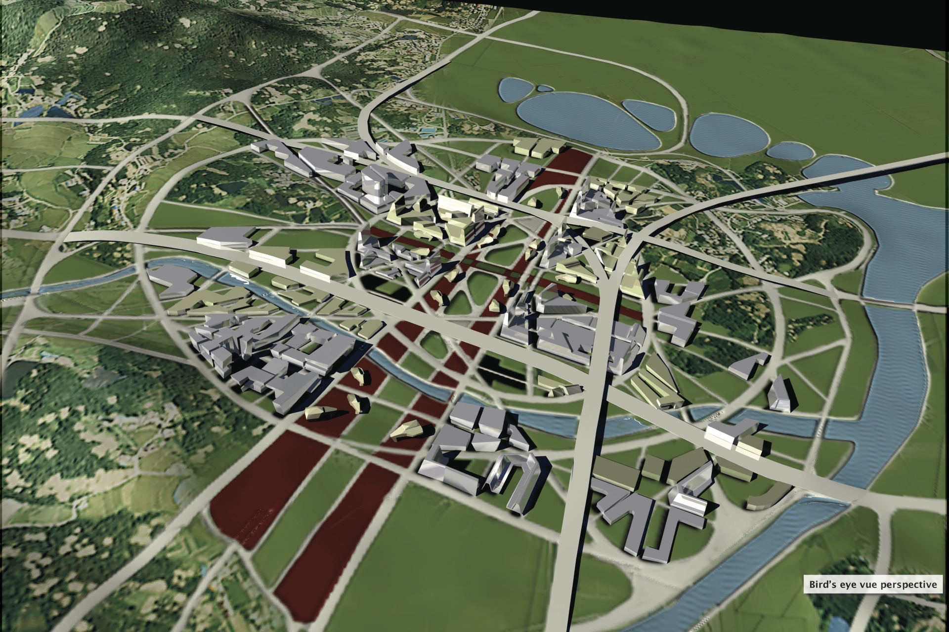 International Master Plan Competition for Publc Administration Town