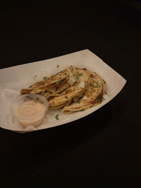 Steak tacos or quesadilla