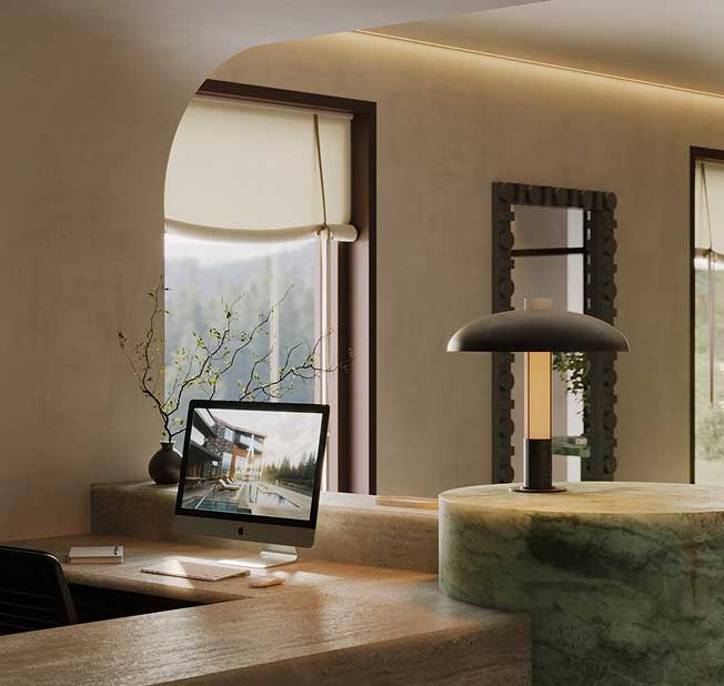 Luxury spa interior with modern wellness design