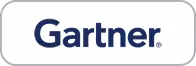 Gartner company logo in dark blue on a white background.