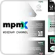 Screenshot of the mpmx webinar channel webpage with video thumbnails and navigation menu on the right.