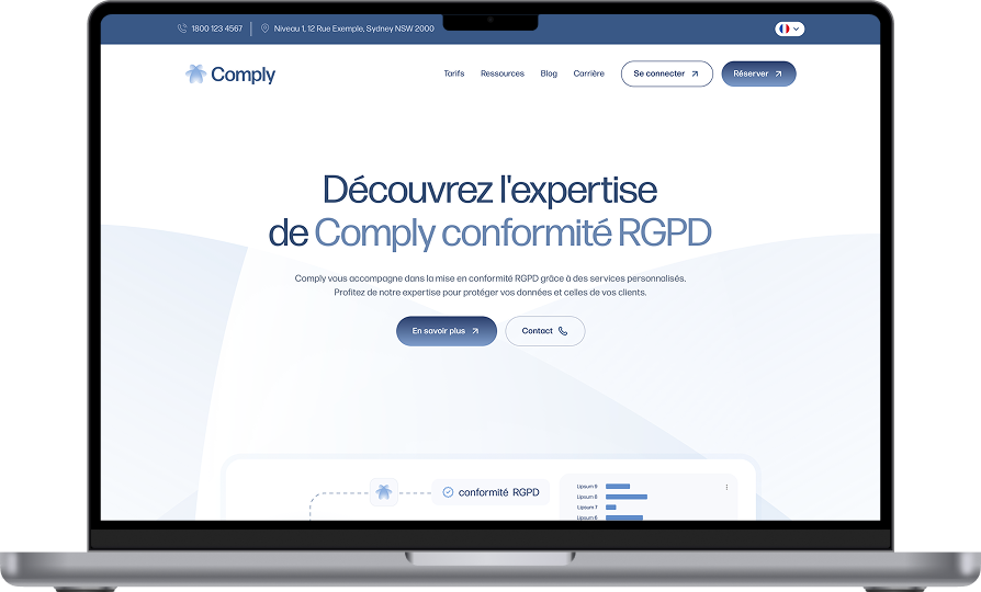 Comply Webflow website redesign – GDPR compliance platform with 52% demo requests growth