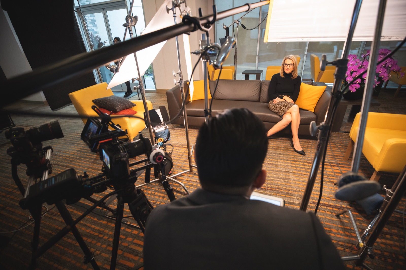 Behind the scenes on a NEEBA Studios production