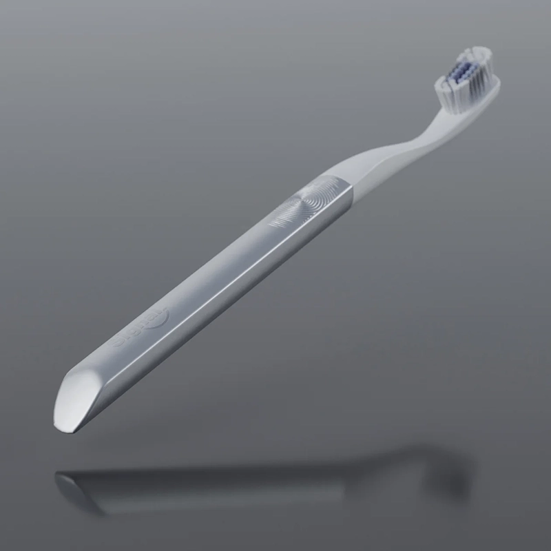 Removable head toothbrush design CAD render