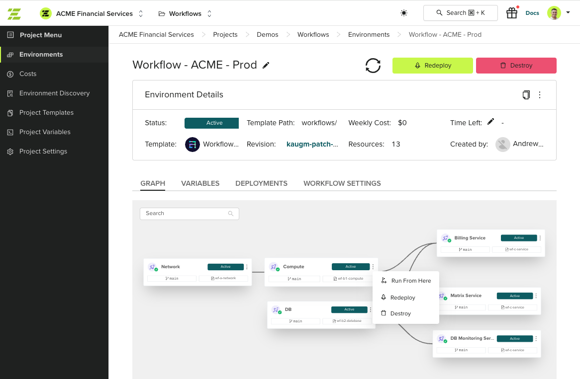 env zero Workflow - Terraform Cloud alternative