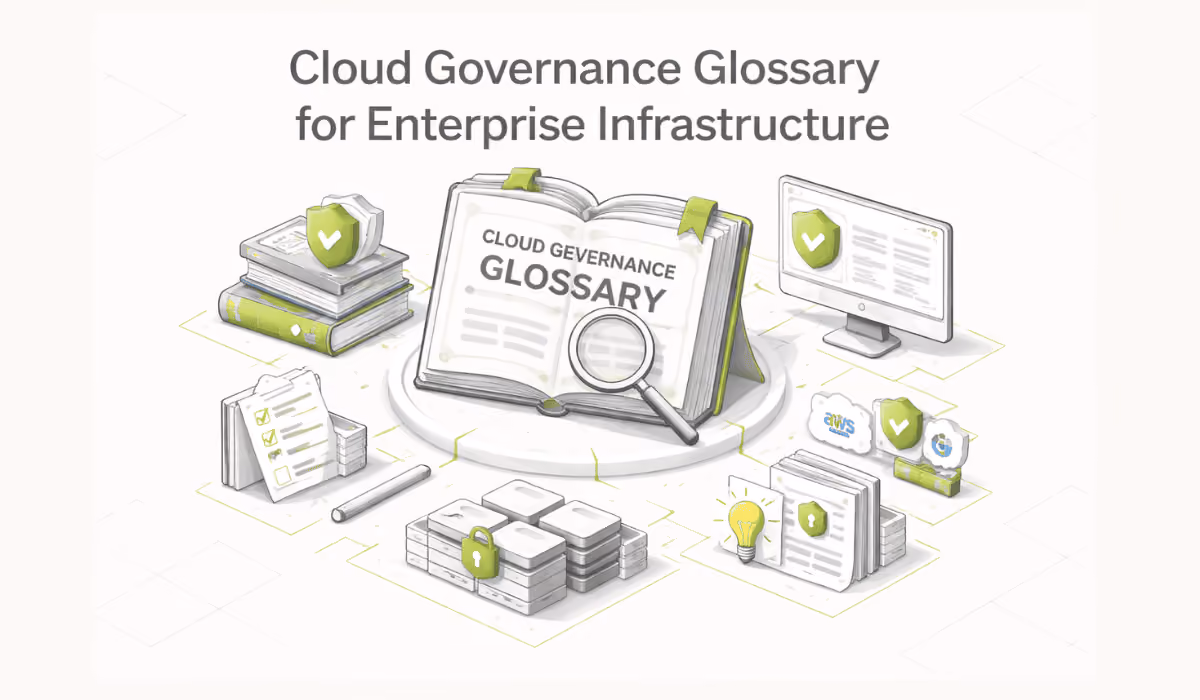 Cloud Governance Glossary for for Enterprise Infrastructure