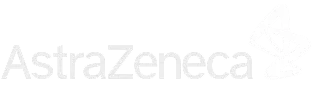 AstraZeneca logo with stylized abstract icon.