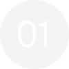 Gray circle with white number 01 centered inside.