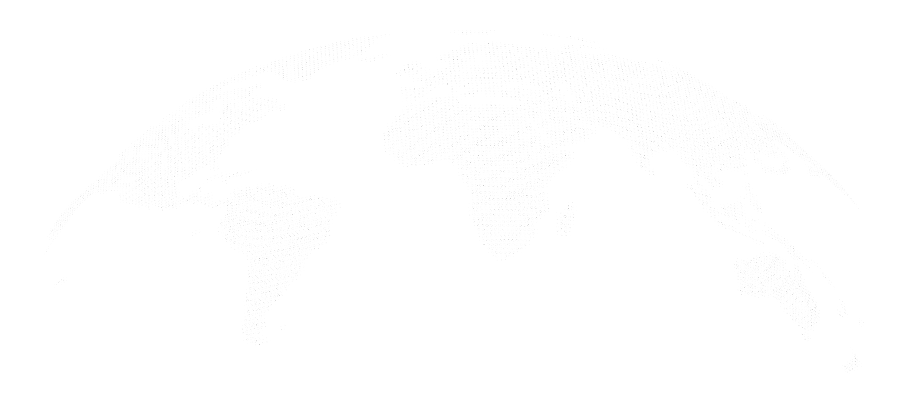 Halftone globe showing Europe, Africa, and parts of Asia and the Americas on a black background.