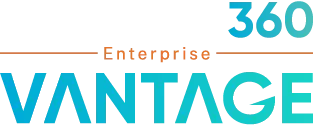 Logo with text ‘360 Enterprise Vantage’ in blue and orange colors.