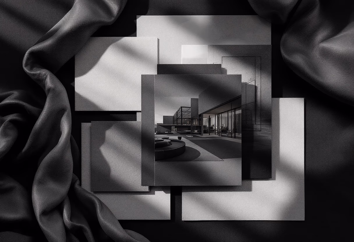 image of interior design mood board