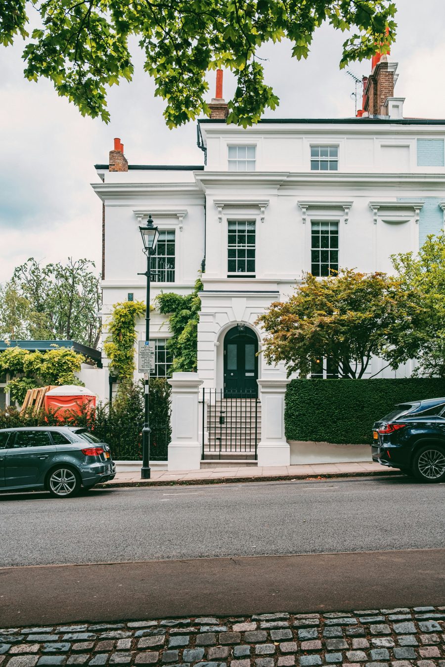 London townhouse exterior