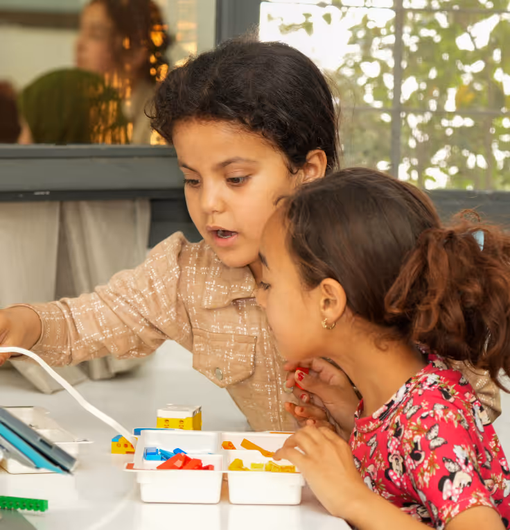 Child learning with Decentralized Masters foundation program in Morocco