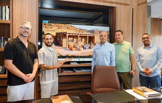 Decentralized Masters team meeting with Morocco foundation partners