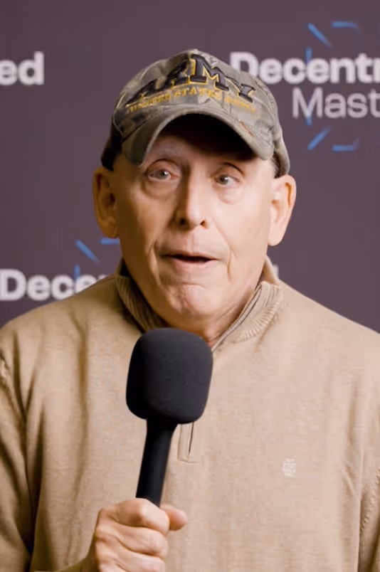 Jon D. sharing Decentralized Masters testimonial